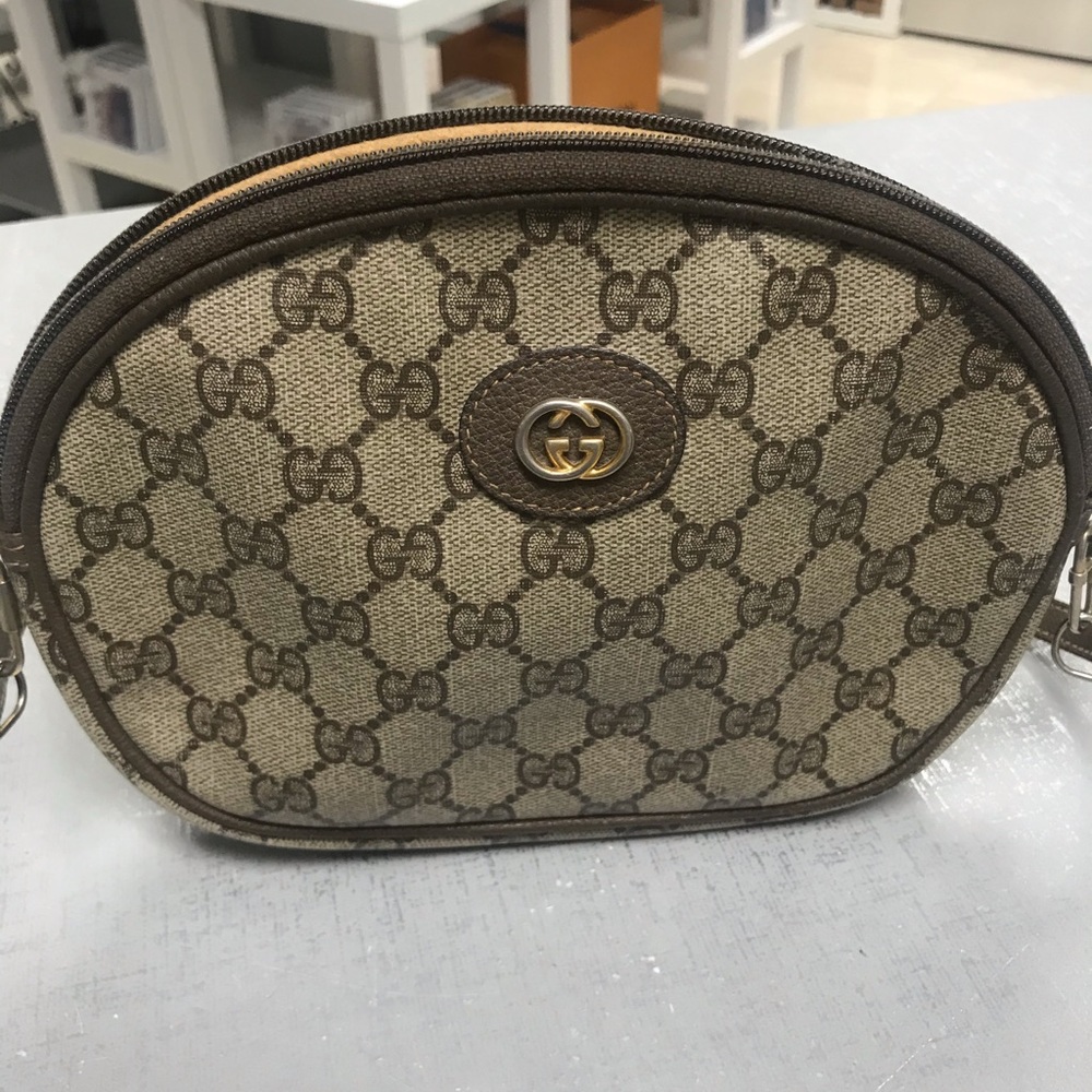 Gucci Brown and Tan Crossbody Bag